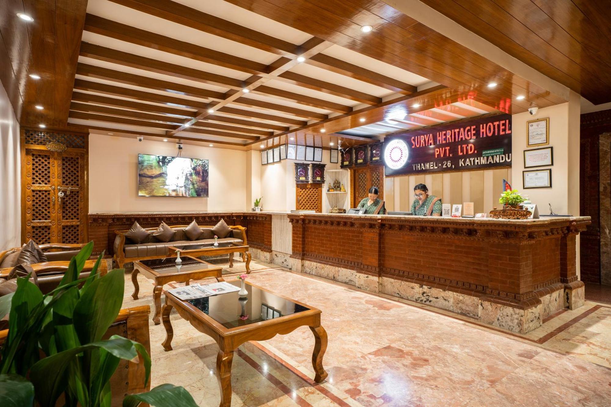Surya Heritage Hotel Катманду Экстерьер фото